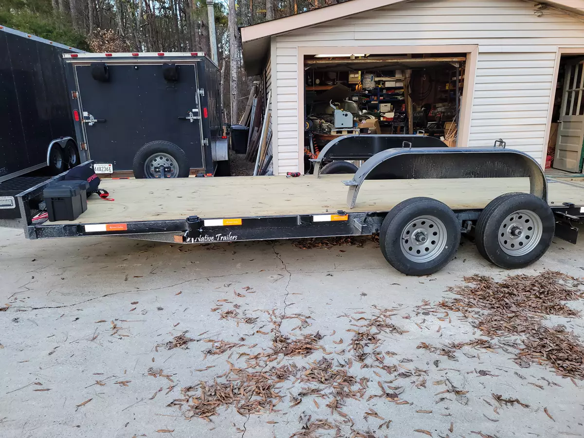 20' Native car hauler trailer rental in Madison, AL - thumbnail 2