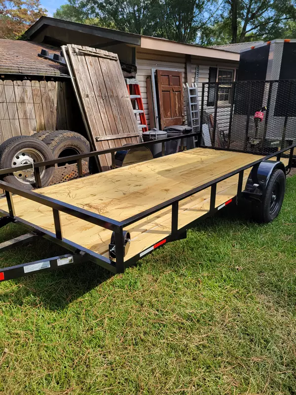 14' Utility Trailer with Gate - Image 1
